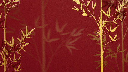 Wall Mural - Japanese style background material depicting  bamboos