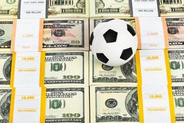 Sticker - Money and soccer ball