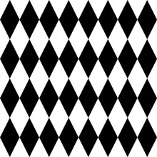 Rhombus Seamless Pattern. Simple Vector Geometric Background.