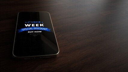 Canvas Print - Online Shopping Cyber Week