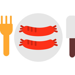 Sticker - Sausages Icon