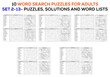 © Ismail Hossain - 10 Word Search Puzzles for Adults (Set2-13)