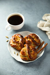 Sticker - Traditional homemade Swedish cardamom buns