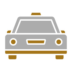 Wall Mural - Taxi Icon Style