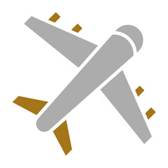 Sticker - Airplane Icon Style