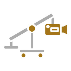 Sticker - Camera Crane Icon Style