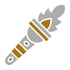 Sticker - Fire Torch Icon Style