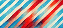 Abstract Diagonal Wallpaper Background With Blue, Red And White Colors