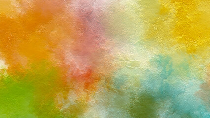 Wall Mural - watercolor paper texture background, colorful sunset or easter sunrise sky. colorful watercolor grunge. abstract watercolor hand painted background. multi color grunge design.