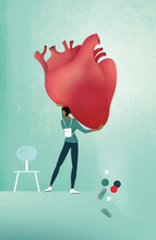 Young Woman Carries The Burden Of Heart Disease 