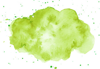 Wall Mural - green paint splashes