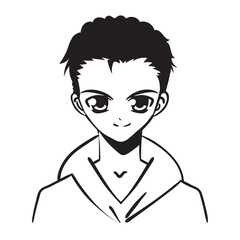 Poster - anime boy portrait