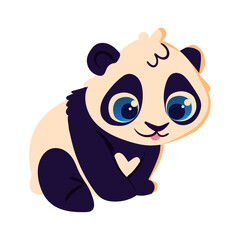 Sticker - panda cute animal