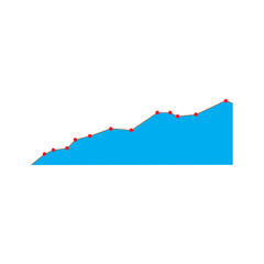 Sticker - income cycle or chart icon