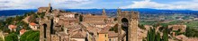 Landmarks Of Italy - Panorama Medieval Town Montalcino, Famous Wine Region In Tuscany