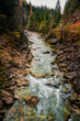 Fluss, Klamm, Kaiserklamm, Tirol, Österreich, Herbst