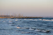 Widok na port Larnaka cypr