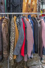 Poster - Winter Clothing Flea Market