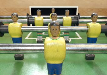 Wall Mural - Brazil Foosball Team