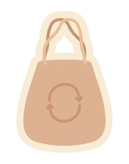 Poster - ecology shopping bag