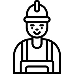 Wall Mural - Builder Icon