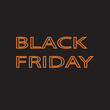 © Stanislav  - black friday lettering on black background