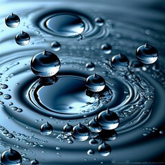 Poster - Water drops