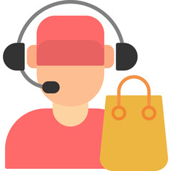 Sticker - Customer Service Agent Icon