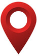 Red map pin icon
