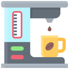 Coffee machine icon, Coffee shop related vector