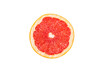 Grapefruit isolate on white background. Selective focus.