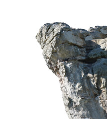 Wall Mural - rock isolated transparency background.