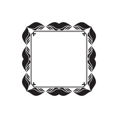 Frame, in the style of an ornament, Vector illustration eps 10, Art.	