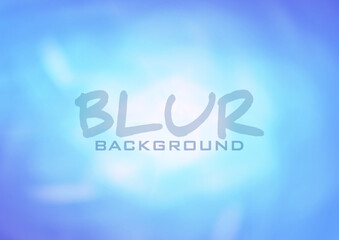Leinwandbilder - Light spot on blue background. Simple blurred pattern
