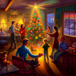 © Peter - Christmas time festivities - Family Gathering in beautiful snowy bright village