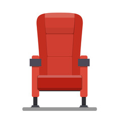 Cinema red comfortable seat