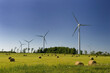 © Cavan Images - Electricity generating wind turbines in Shelburne, Ontario.