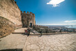 Scenes from Trigonioy Tower,  location old city of Thessaloniki, Greece 