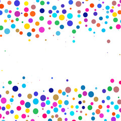 Canvas Print -  colorful confetti