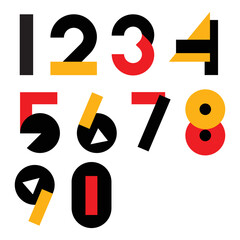 Professional Vector Numbers for design and Events