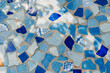 © Jimena Roquero/Stocksy - Blue tiles texture