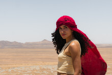 Berber Woman Wearing Headscarf