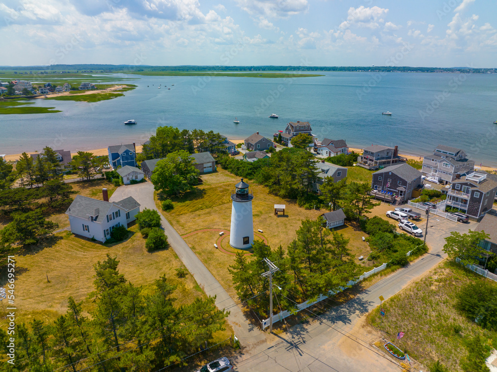 Plum Island Lighthouse aka Newburyport Harbor Lighthouse was built in