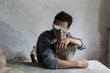 © Demetr White/Stocksy - portrait sculpture with his creation