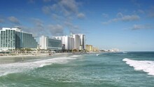Daytona Beach By The Atlantic Ocean Shore Florida USA