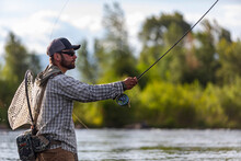 Sportsman Fly Fishing In Utah 