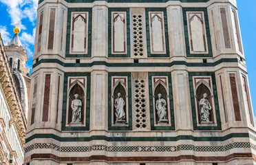 Canvas Print - Giotto's Bell Tower, Florence Cathedral, Florence, Italy 