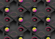 Seamless Background Neon Pattern Free Stock Photo - Public Domain Pictures