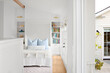 © Trinette Reed/Stocksy - Bedroom in small ADU cottage home
