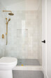 © Trinette Reed/Stocksy - Modern design bathroom shower